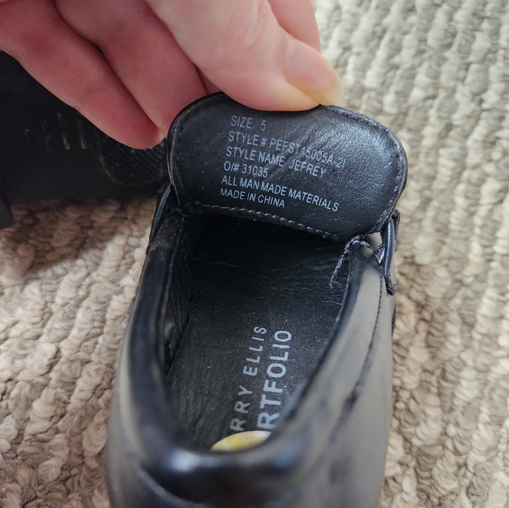 Size 5 Baby Perry Ellis Dress Shoes - Picture 5 of 6
